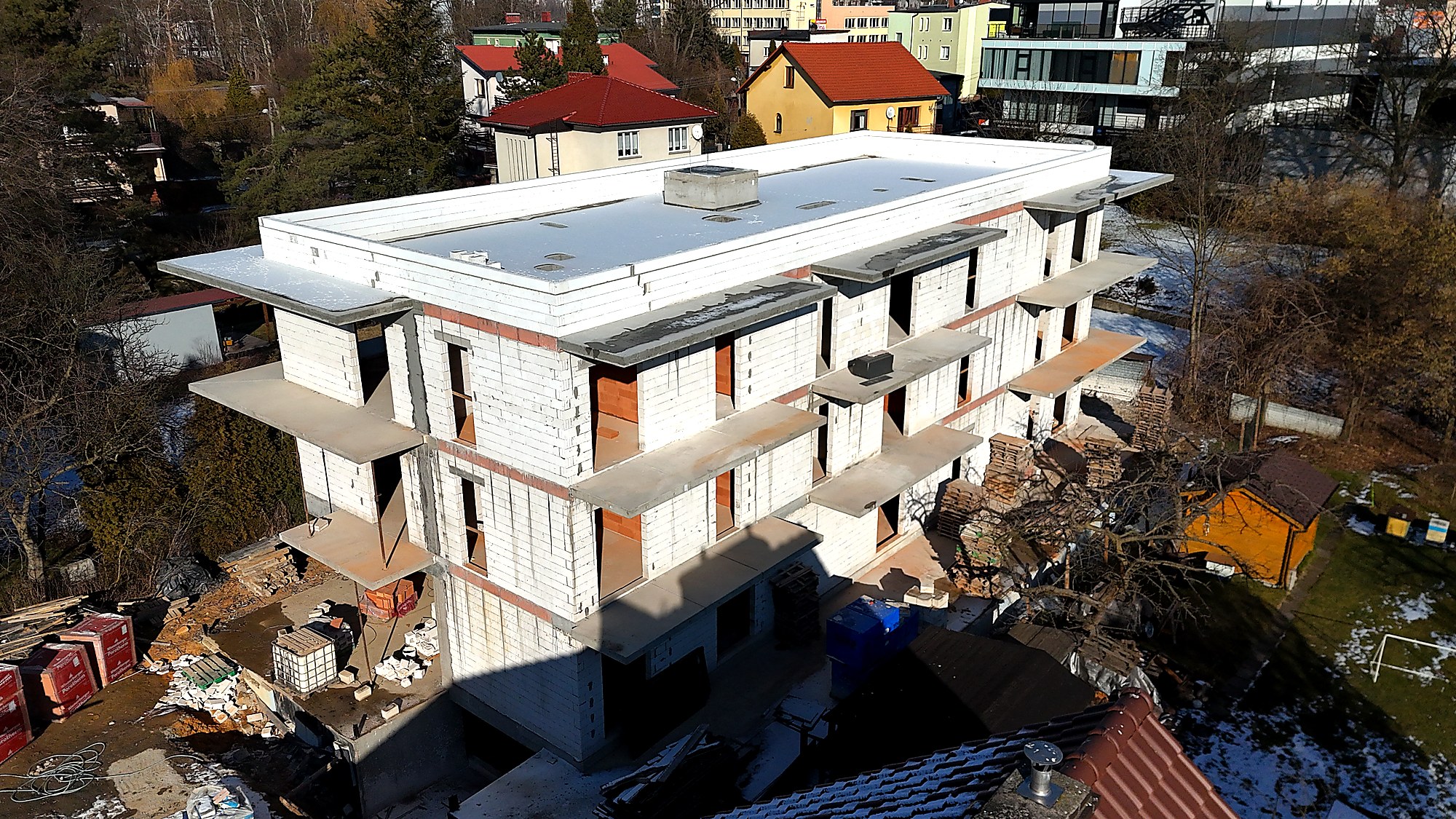 Budynek wielorodzinny Wapienna, Katowice — technologia tradycyjna