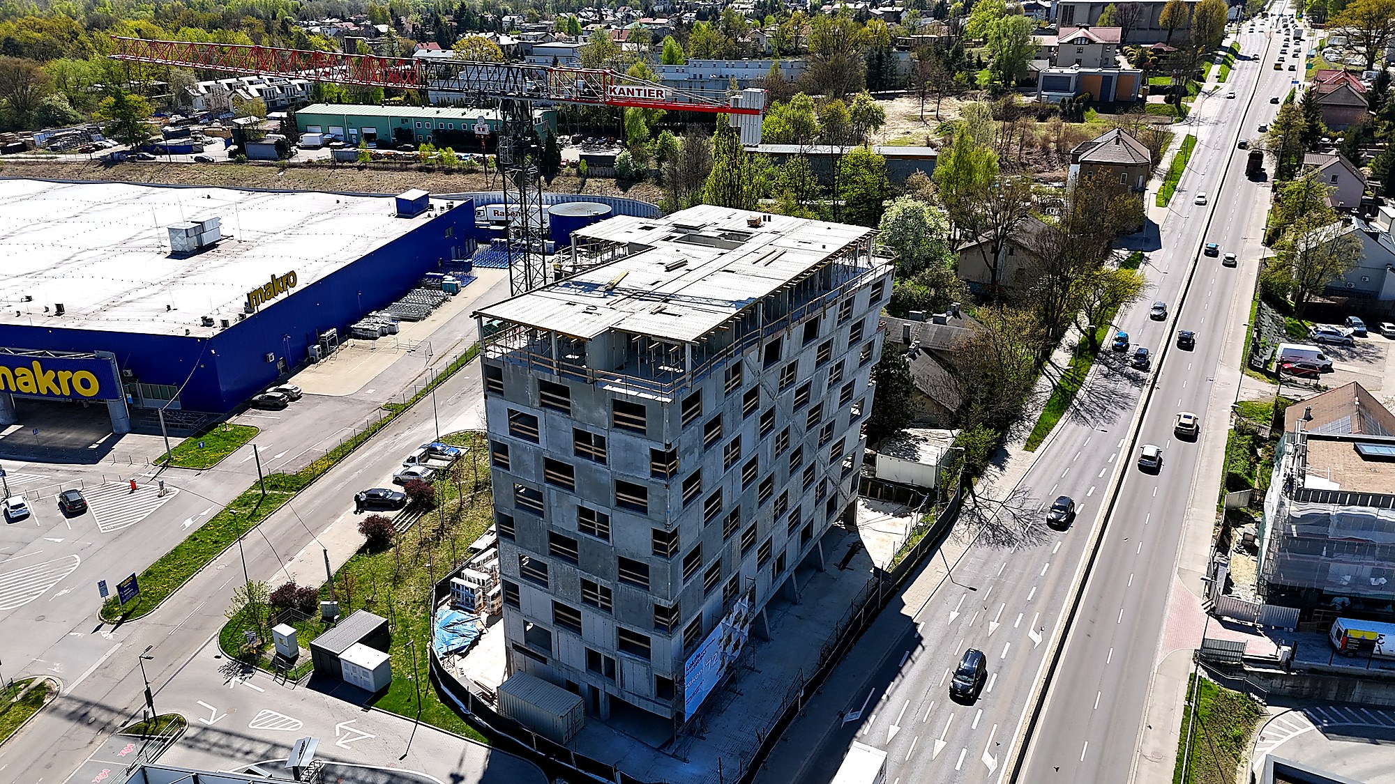 Zakopiańska 72 w Krakowie — apartamenty inwestycyjne dla PAWO GROUP, technologia prefabrykowana